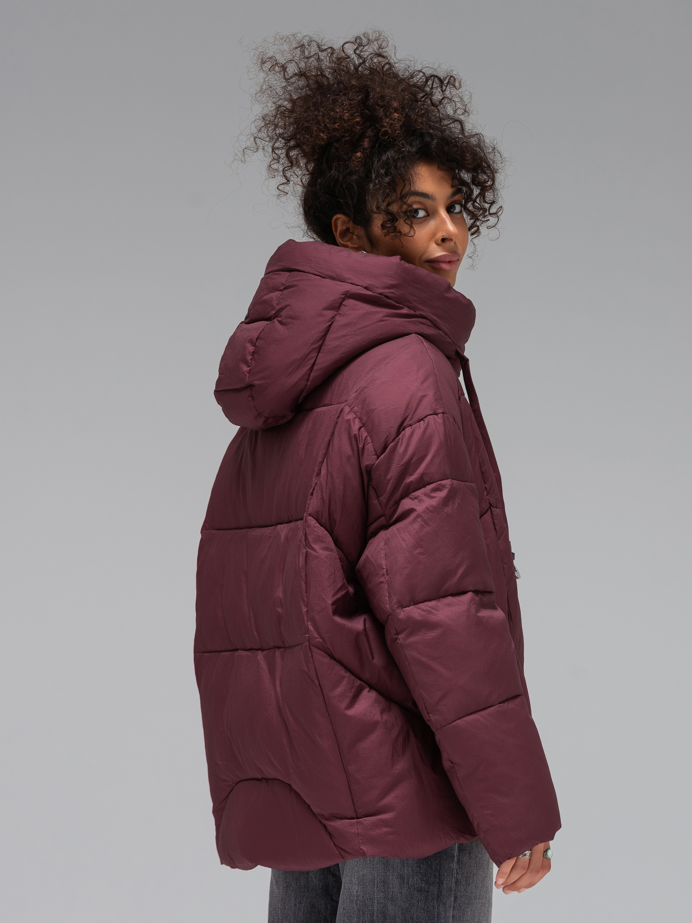 Зимняя куртка VIVA WEAR модель 054-bordo Фото