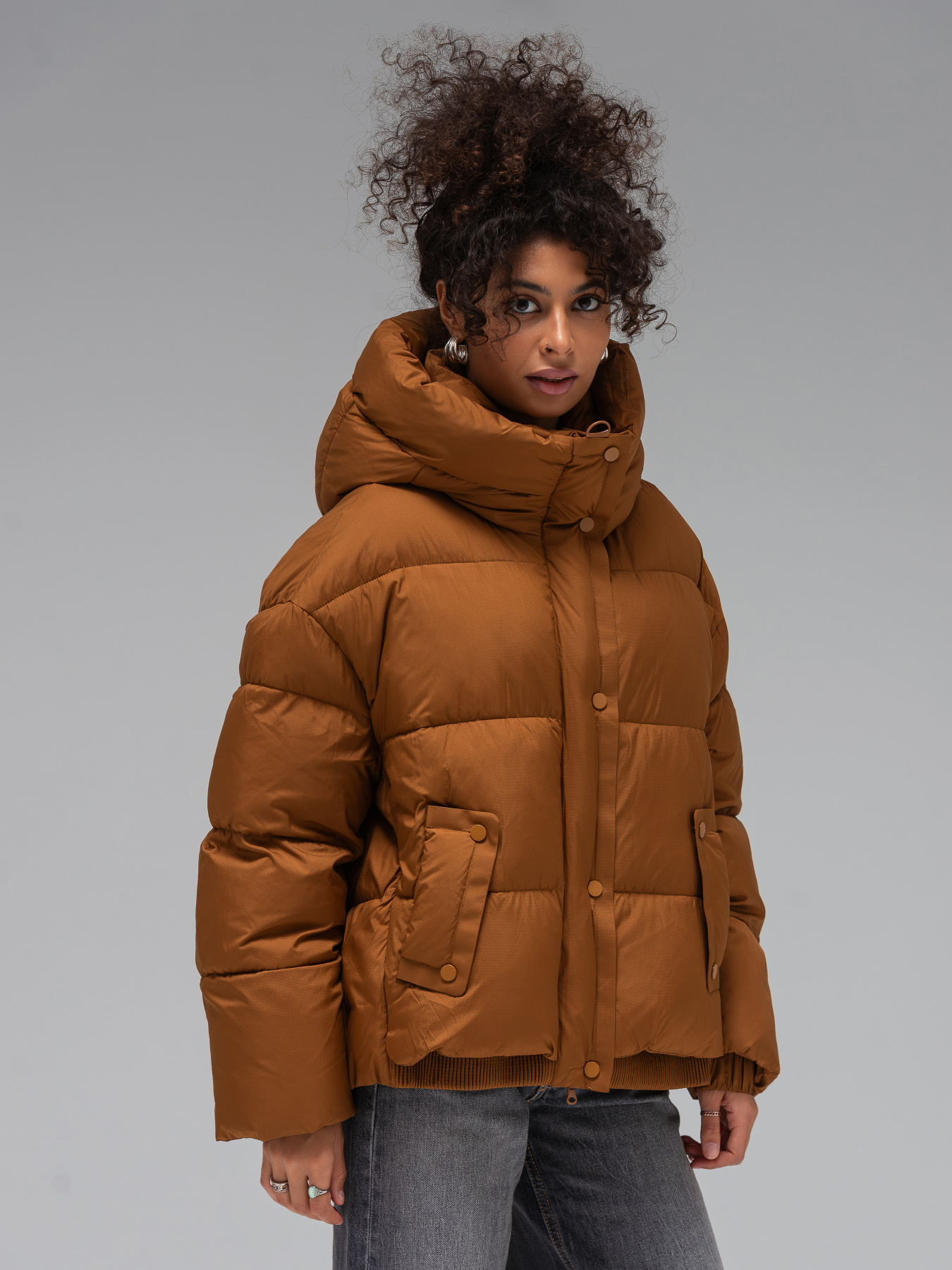 Зимняя куртка VIVA WEAR модель 056-caramel Фото
