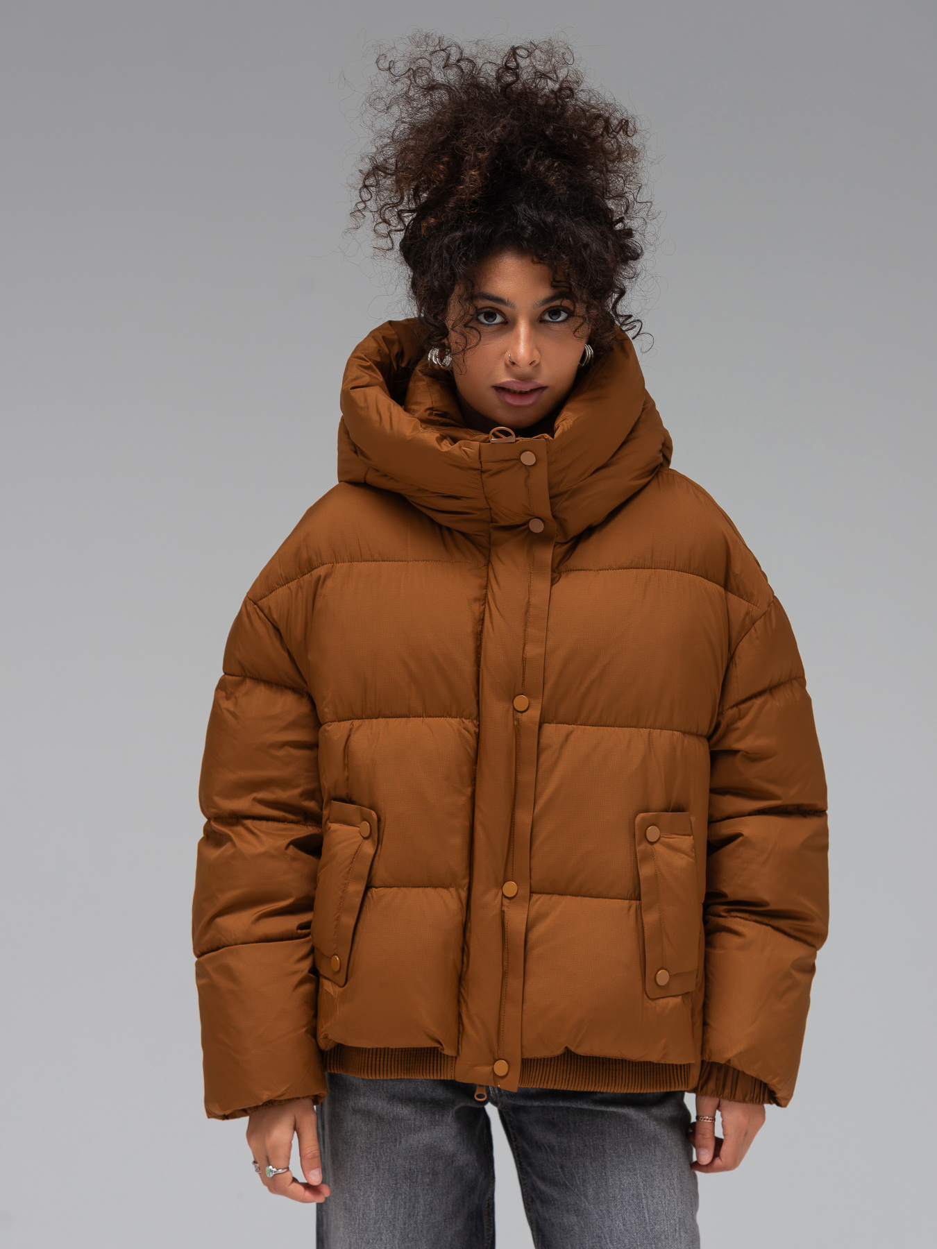 Зимняя куртка VIVA WEAR модель 056-caramel Фото