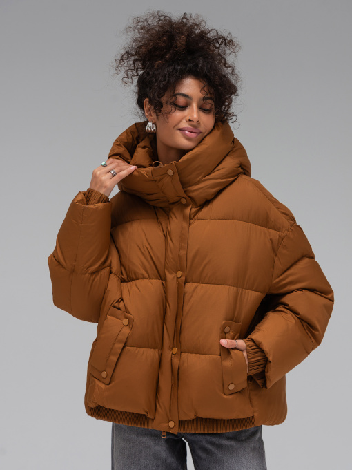 Зимняя куртка VIVA WEAR модель 056-caramel Фото