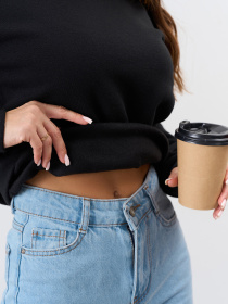 Світшот ISSA Plus модель 14892_черный Фото