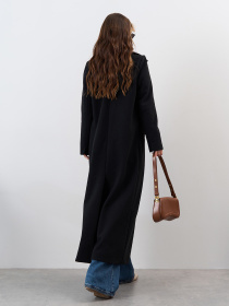 Пальто ISSA Plus модель 15325_черный Фото