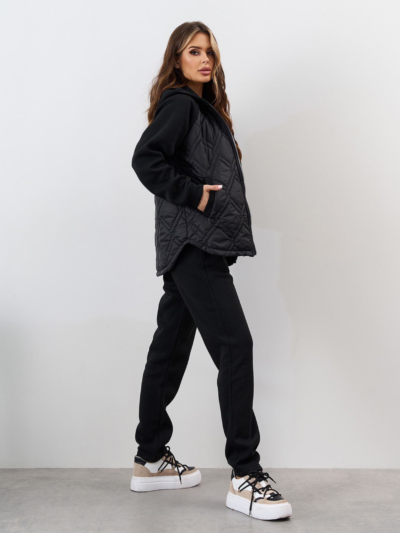 Костюм ISSA Plus модель SA-565_черный Фото