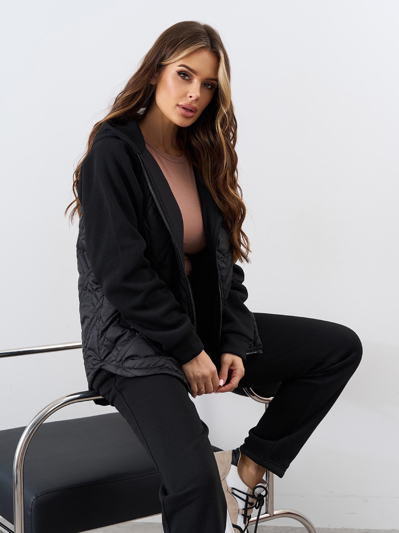 Повседневный костюм ISSA Plus модель SA-565_черный Фото