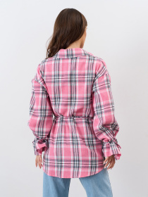 Рубашка ISSA Plus модель SA-663_розовый Фото