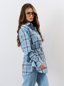 Рубашка ISSA Plus модель SA-663_голубой Фото