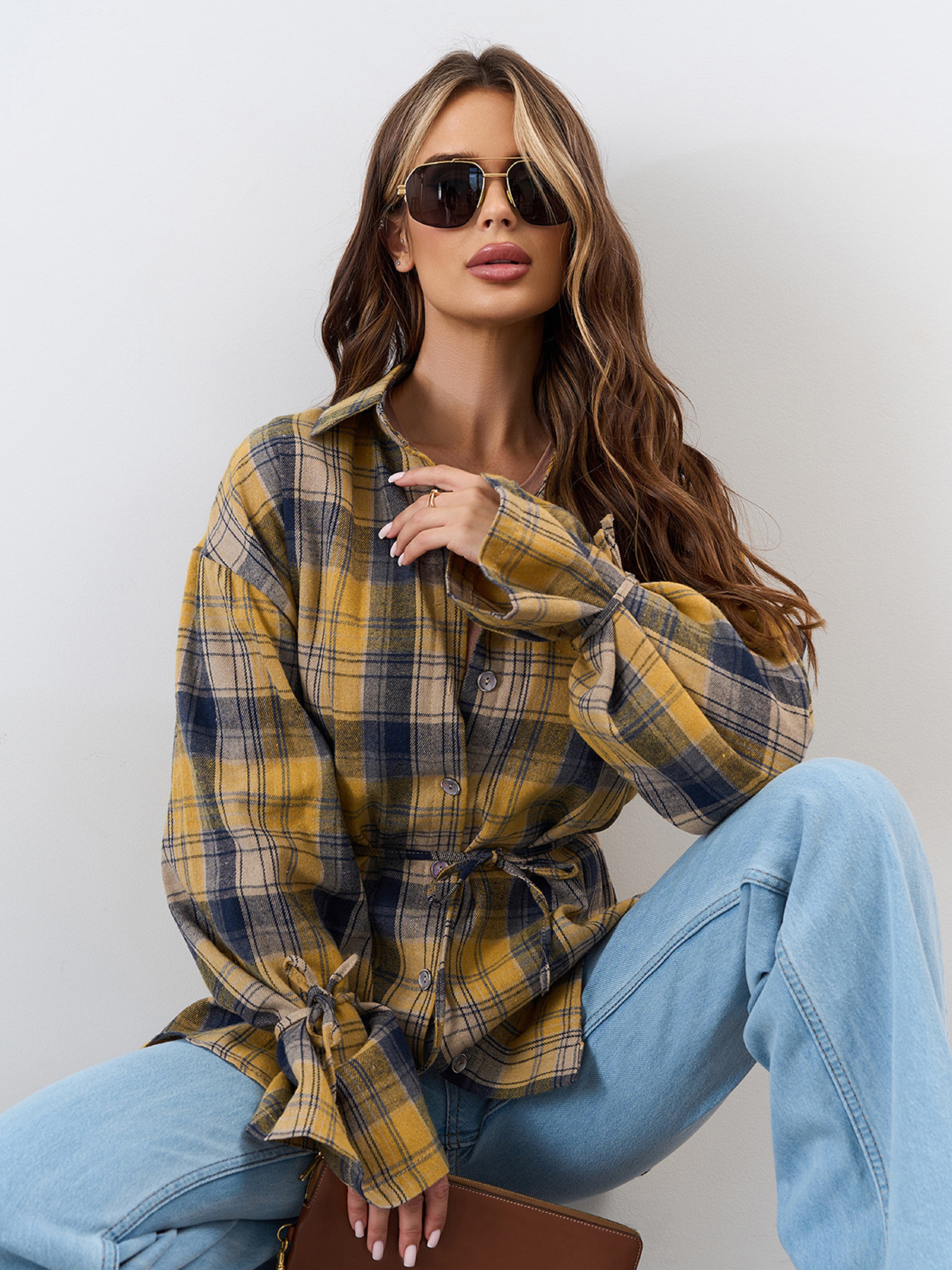 Сорочка повсякденна ISSA Plus модель SA-663_желтый Фото