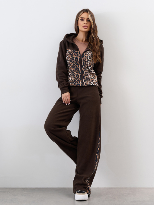 Спортивний костюм ISSA Plus модель SA-674_коричневый Фото