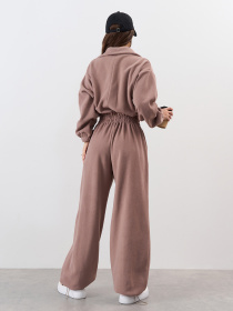 Комбинезон с утеплителем ISSA Plus модель SA-676_бежевый Комбинезон с утеплителем ISSA Plus модель SA-676_бежевый Фото