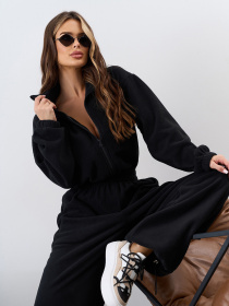 Комбинезон с утеплителем ISSA Plus модель SA-676_черный Фото