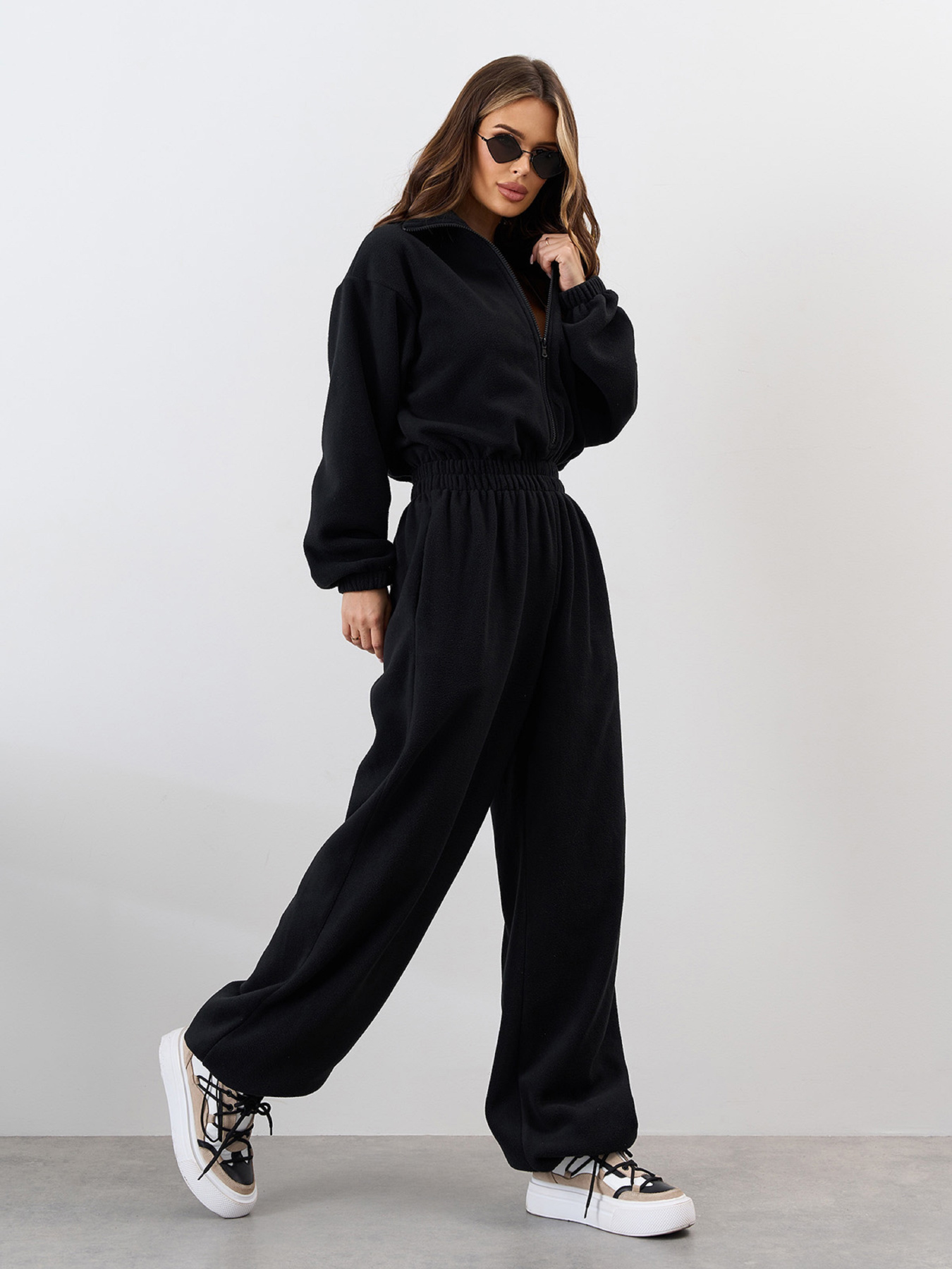 Комбинезон с утеплителем ISSA Plus модель SA-676_черный Комбинезон с утеплителем ISSA Plus модель SA-676_черный Фото