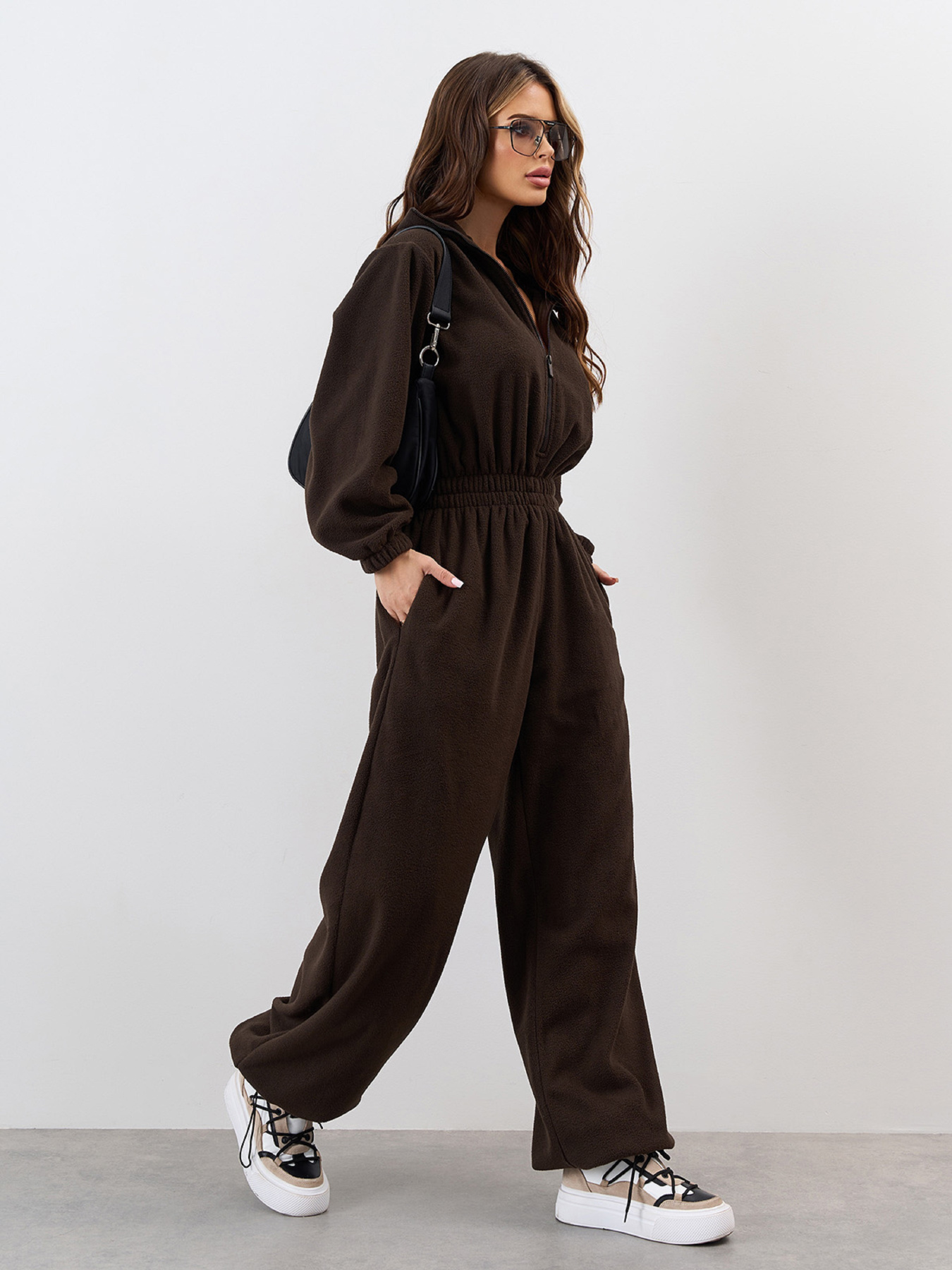 Комбинезон с утеплителем ISSA Plus модель SA-676_коричневый Фото