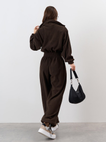 Комбинезон с утеплителем ISSA Plus модель SA-676_коричневый Фото