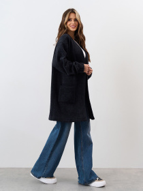 Кардиган ISSA Plus модель 15327_черный Фото