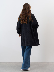 Кардиган ISSA Plus модель 15327_черный Фото