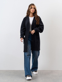 Кардиган ISSA Plus модель 15327_черный Фото