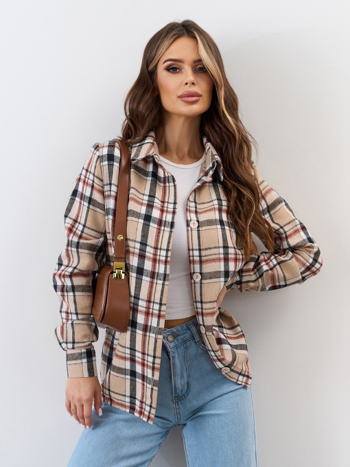 Рубашка повседневная ISSA Plus модель 15331_мультиколор Фото