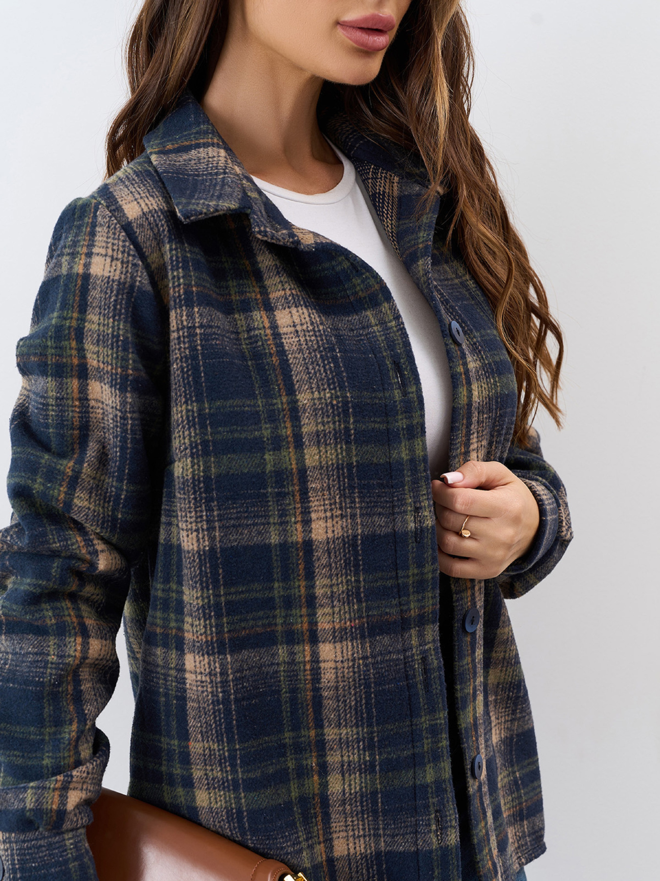 Сорочка повсякденна ISSA Plus модель 15334_мультиколор Фото