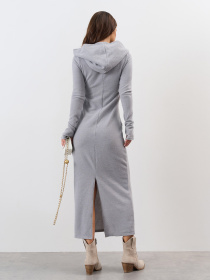 Платье макси ISSA Plus модель 15335_серый Фото