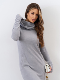 Платье макси ISSA Plus модель 15335_серый Фото