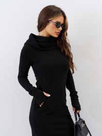 Платье макси ISSA Plus модель 15335_черный Фото