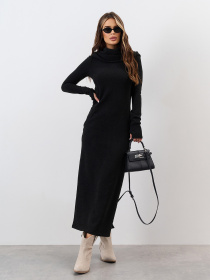 Платье макси ISSA Plus модель 15335_черный Платье макси ISSA Plus модель 15335_черный Фото