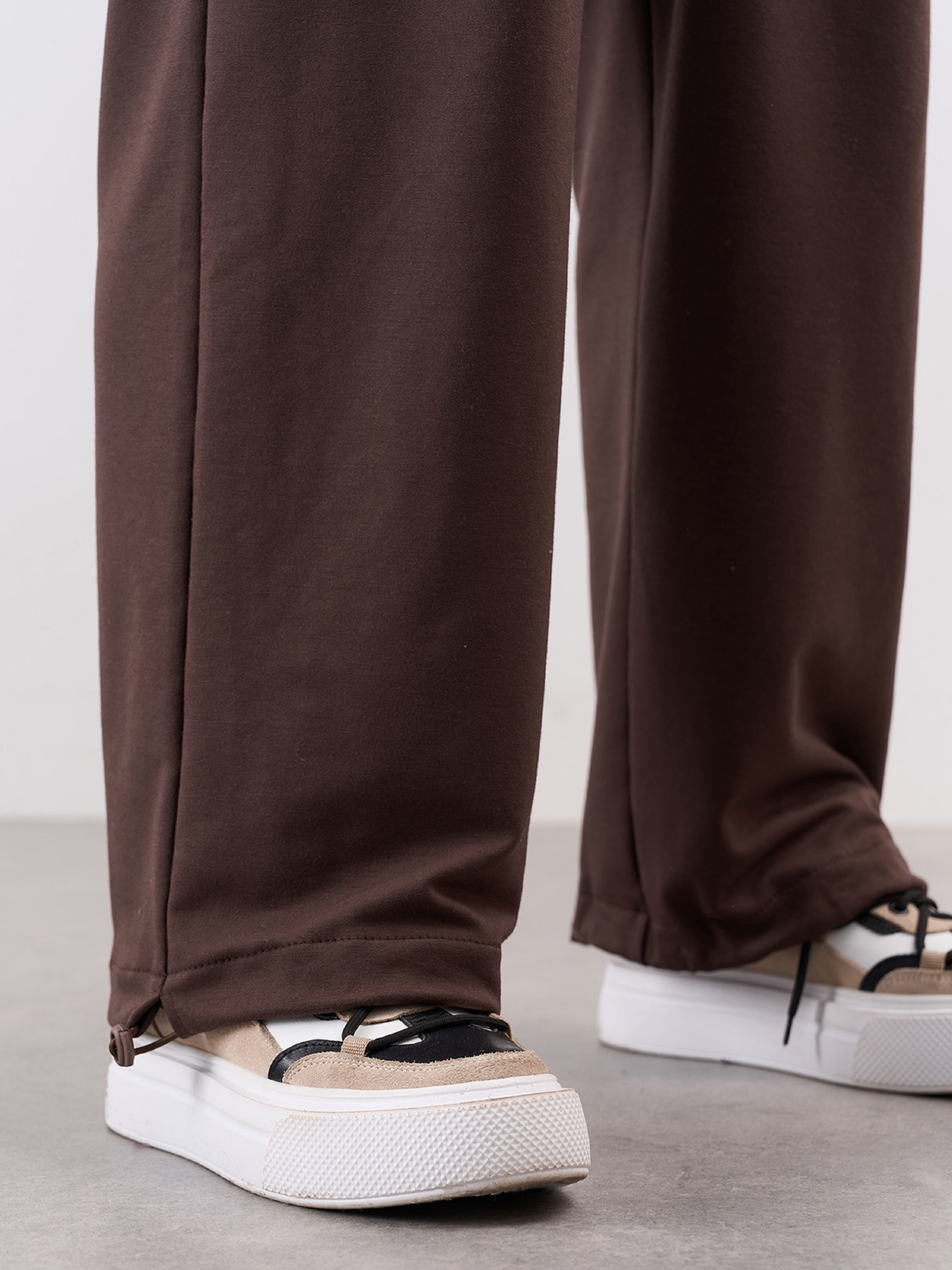 Штаны спортивные ISSA Plus модель 15337B_темно_коричневый Фото