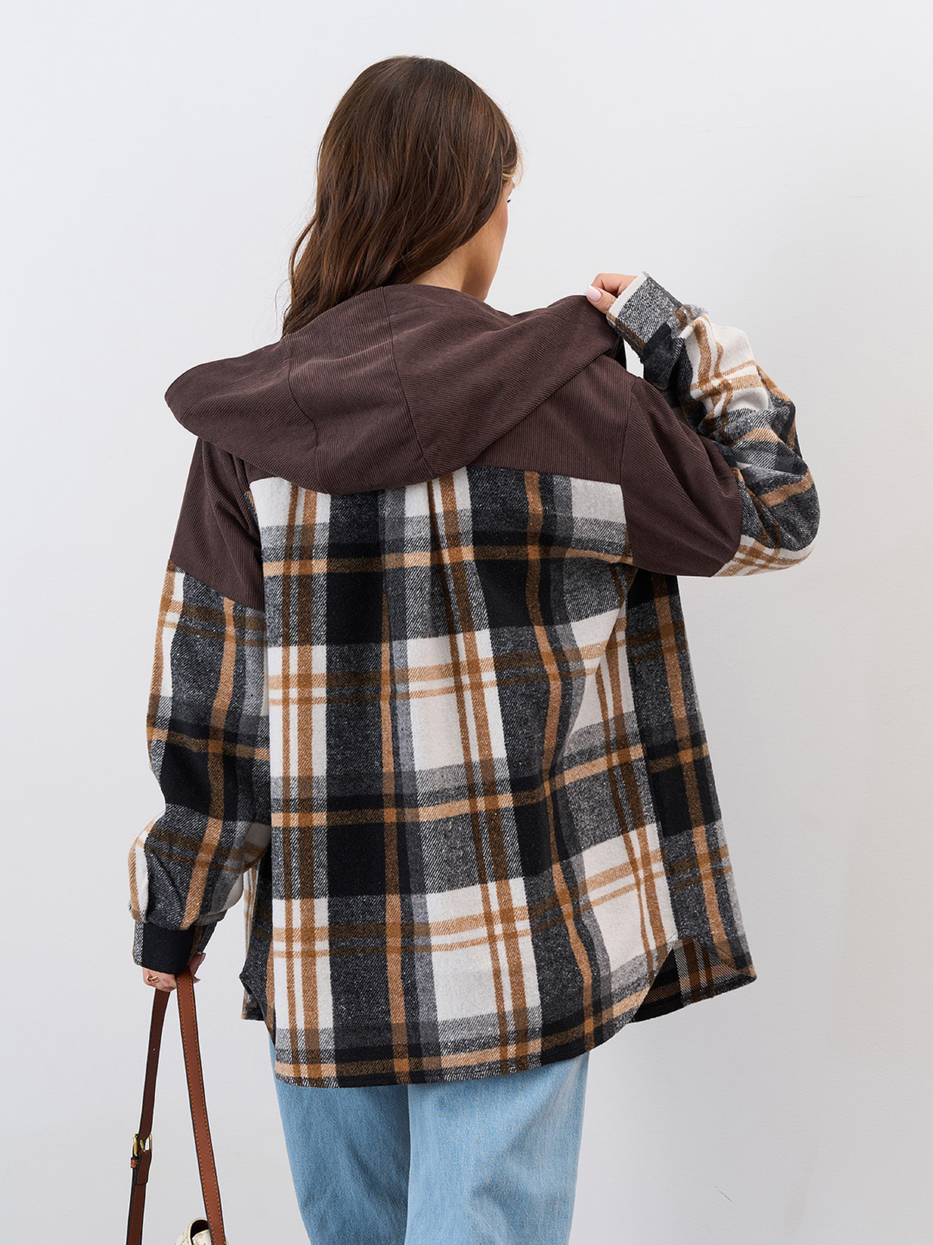 Рубашка ISSA Plus модель 15339_коричневый Фото