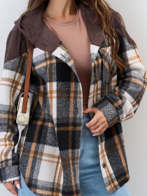 Рубашка повседневная ISSA Plus модель 15339_коричневый Фото