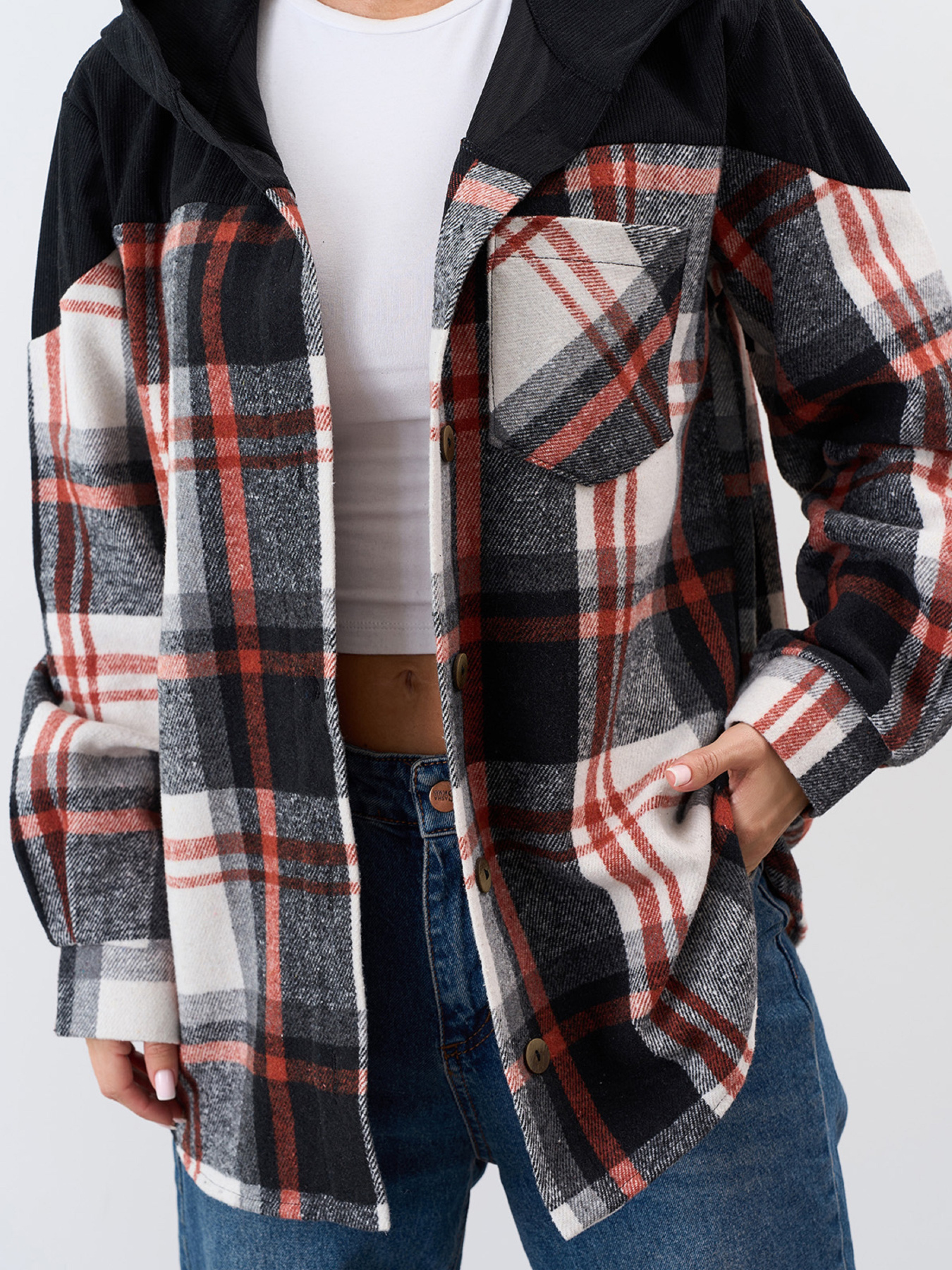 Рубашка повседневная ISSA Plus модель 15339_черный Фото