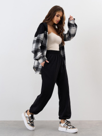 Штаны спортивные ISSA Plus модель 15340B_черный Фото