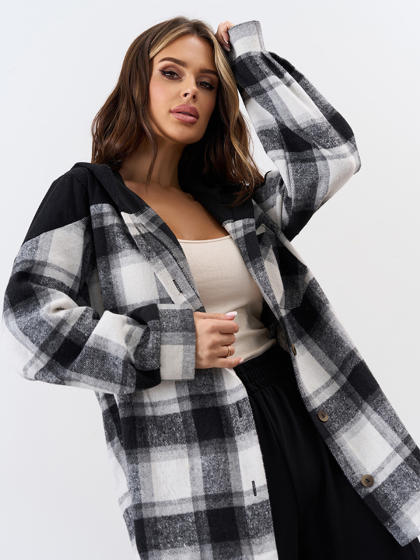 Рубашка ISSA Plus модель 15340R_черный Фото