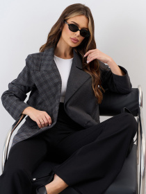 Пиджак ISSA Plus модель 15343_мультиколор Фото