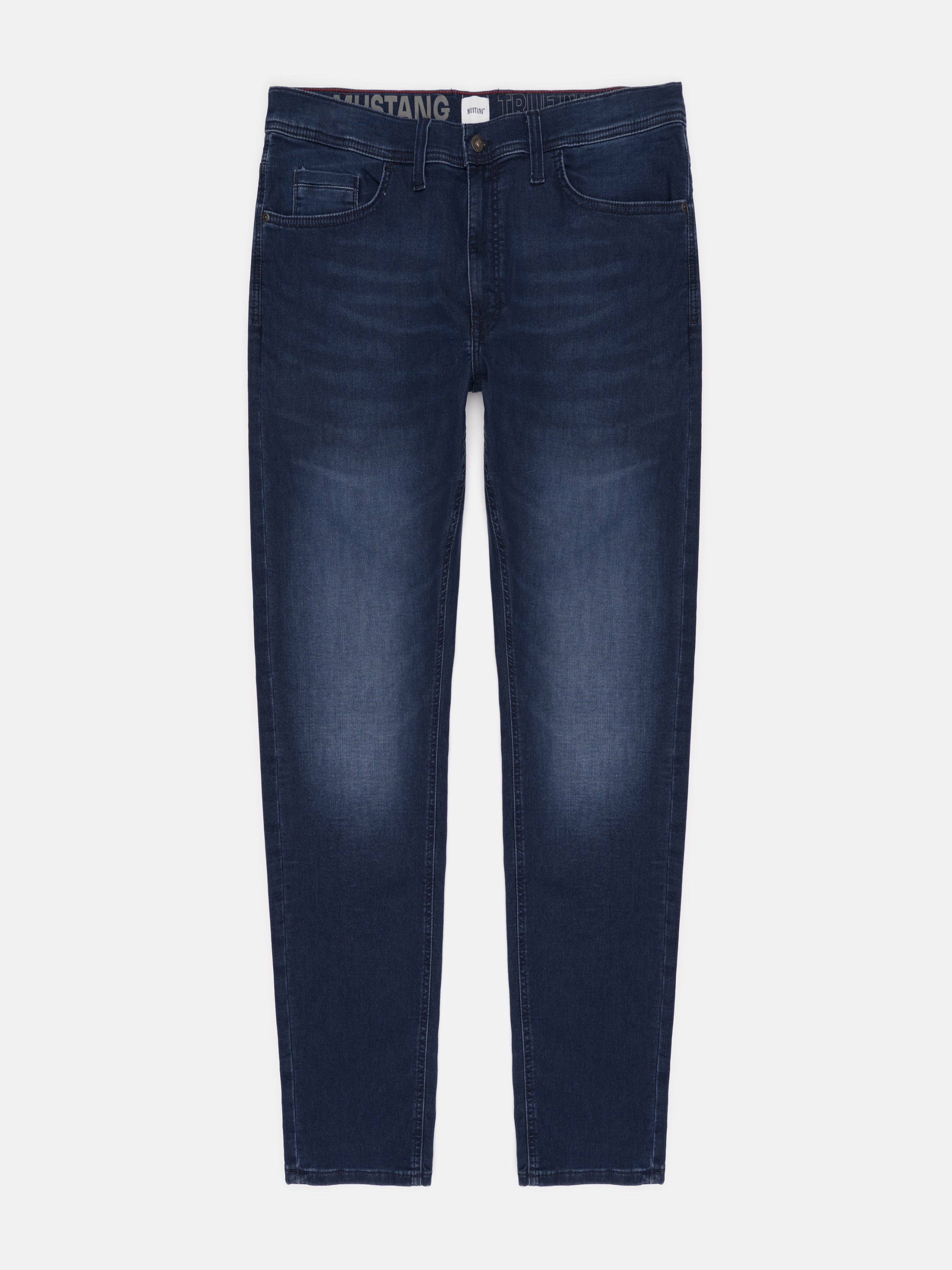 Бавовняні Чоловічі Завужені джинси Mustang Jeans Oregon Slim K (1015872) колір темно-синій Mustang Jeans - купити в Україні