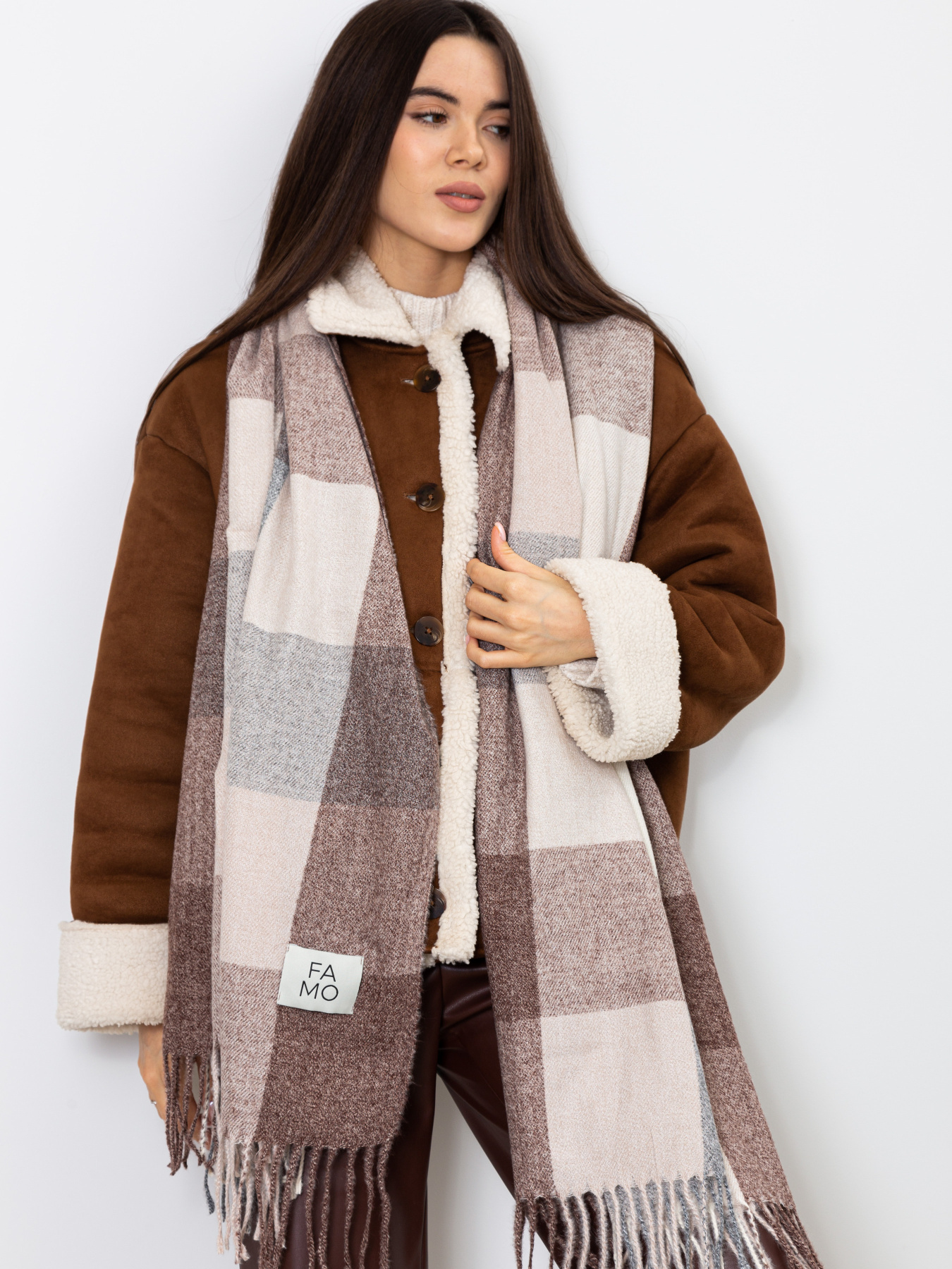 Шарф Famo модель SH-P93839_04 Фото