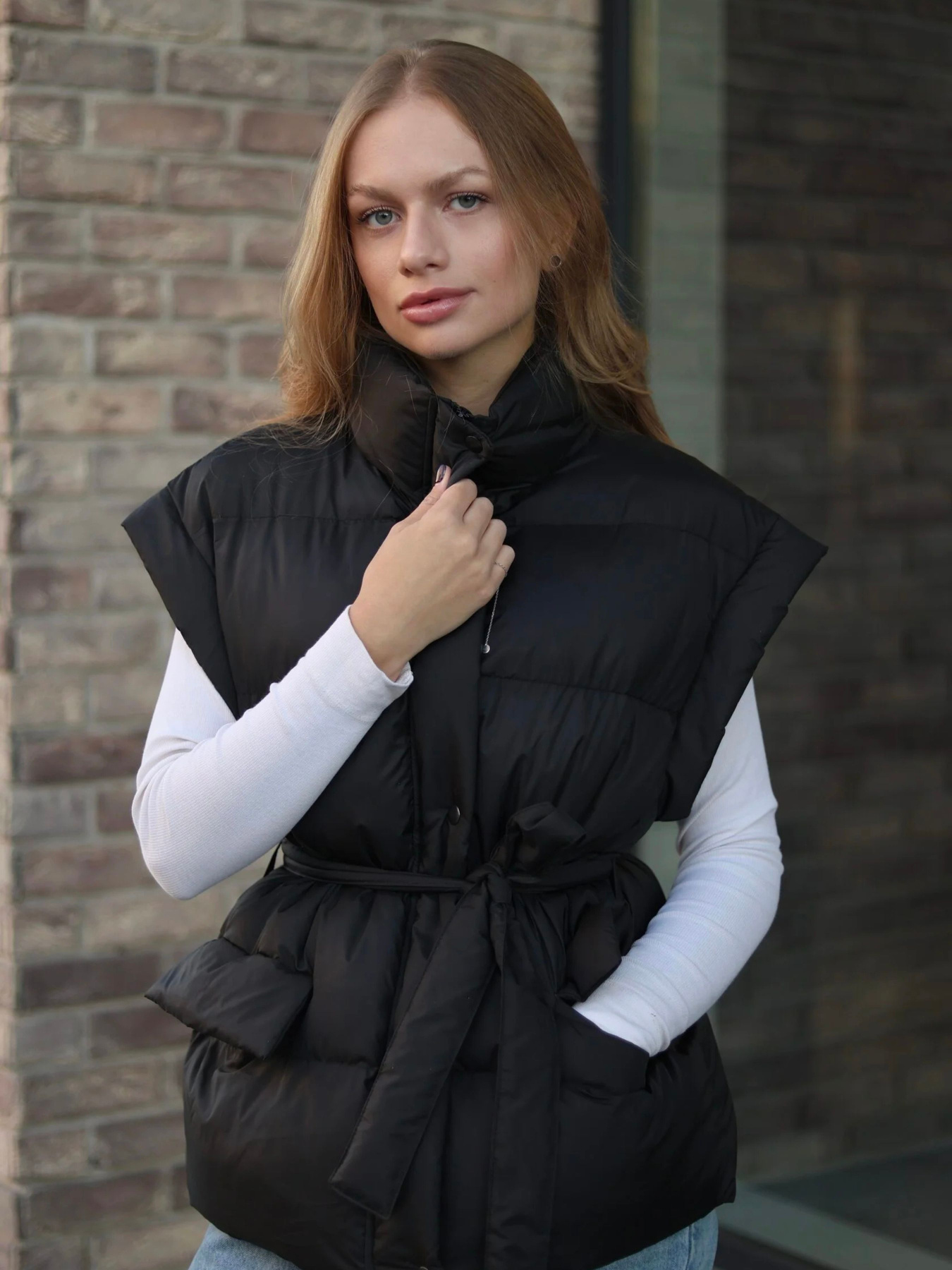 Жилет с утеплителем KAZKOVA модель T1759078302 Фото