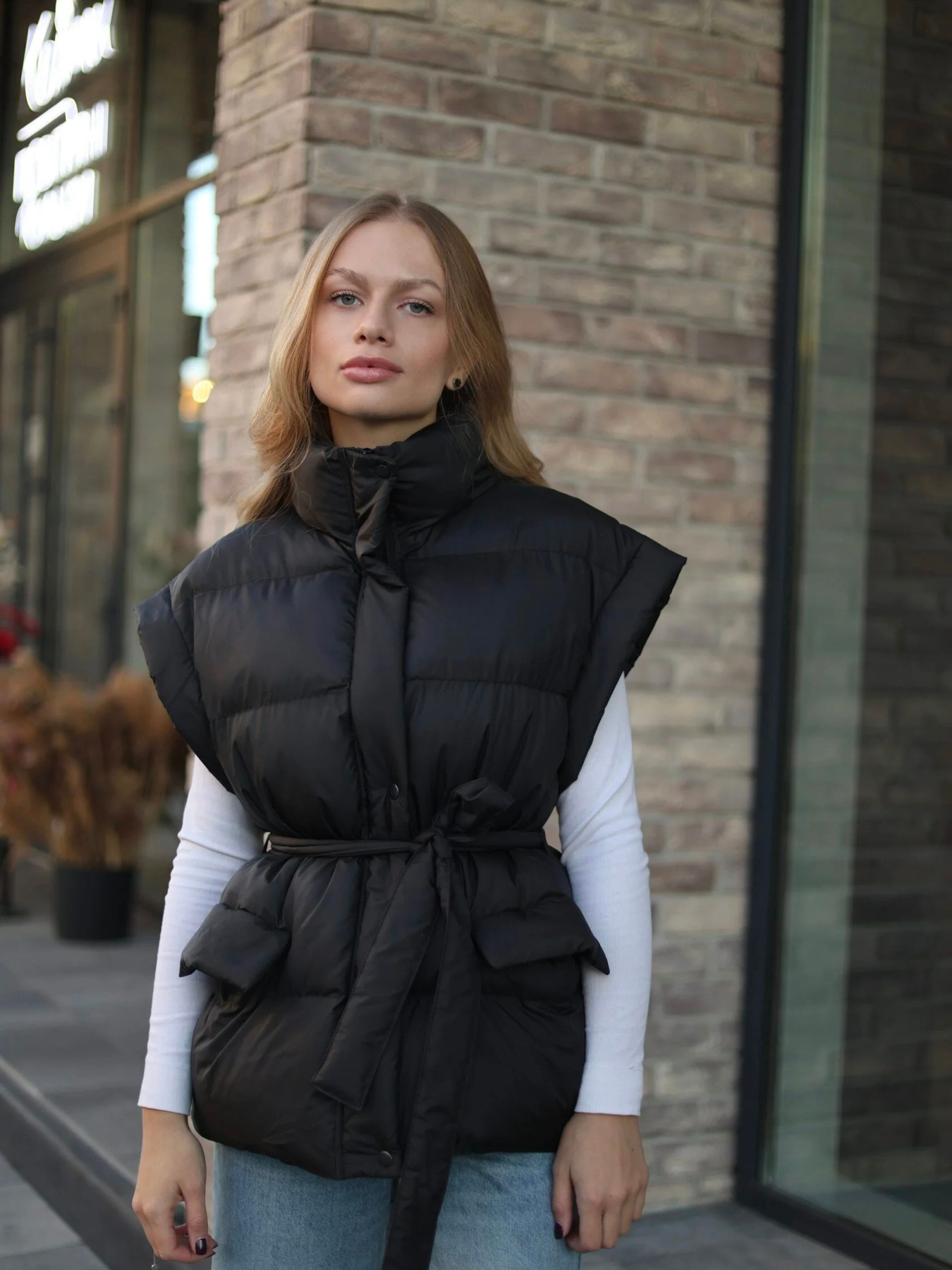 Утеплений жилет KAZKOVA модель T1759078302 Фото