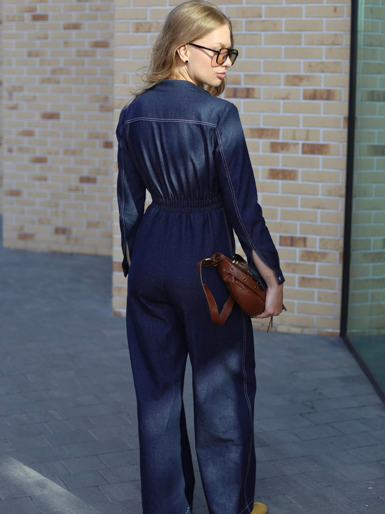 Джинсовый комбинезон KAZKOVA модель T1759079324 Фото