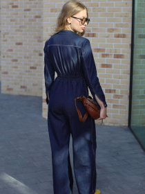 Джинсовый комбинезон KAZKOVA модель T1759079324 Фото