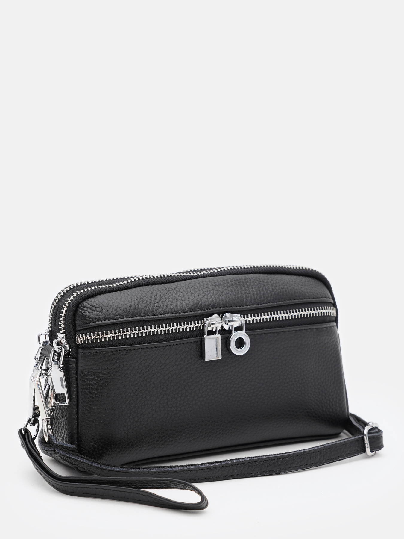 Кросс-боди Borsa Leather модель K11668bl-black Фото