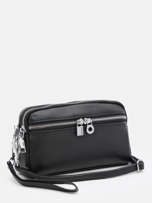 Кросс-боди Borsa Leather модель K11668bl-black Фото