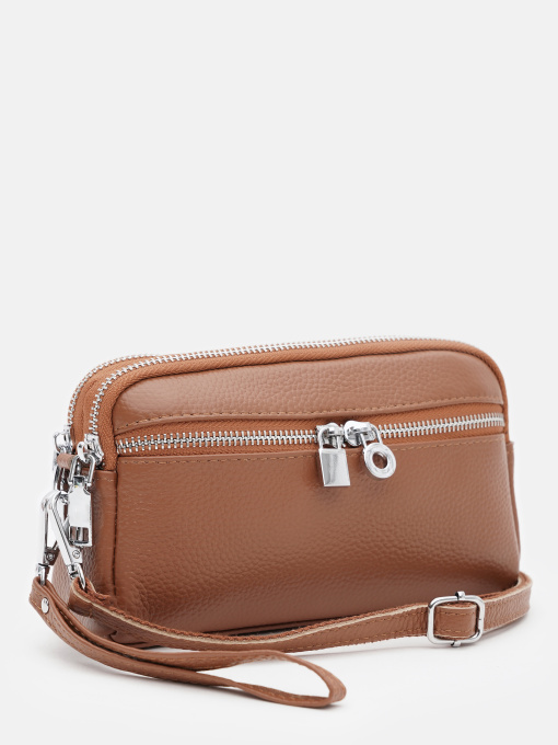 Кросс-боди Borsa Leather модель K11668or-ginger Фото