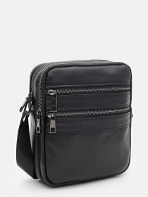 Мессенджер Borsa Leather модель K13647bl-black Фото