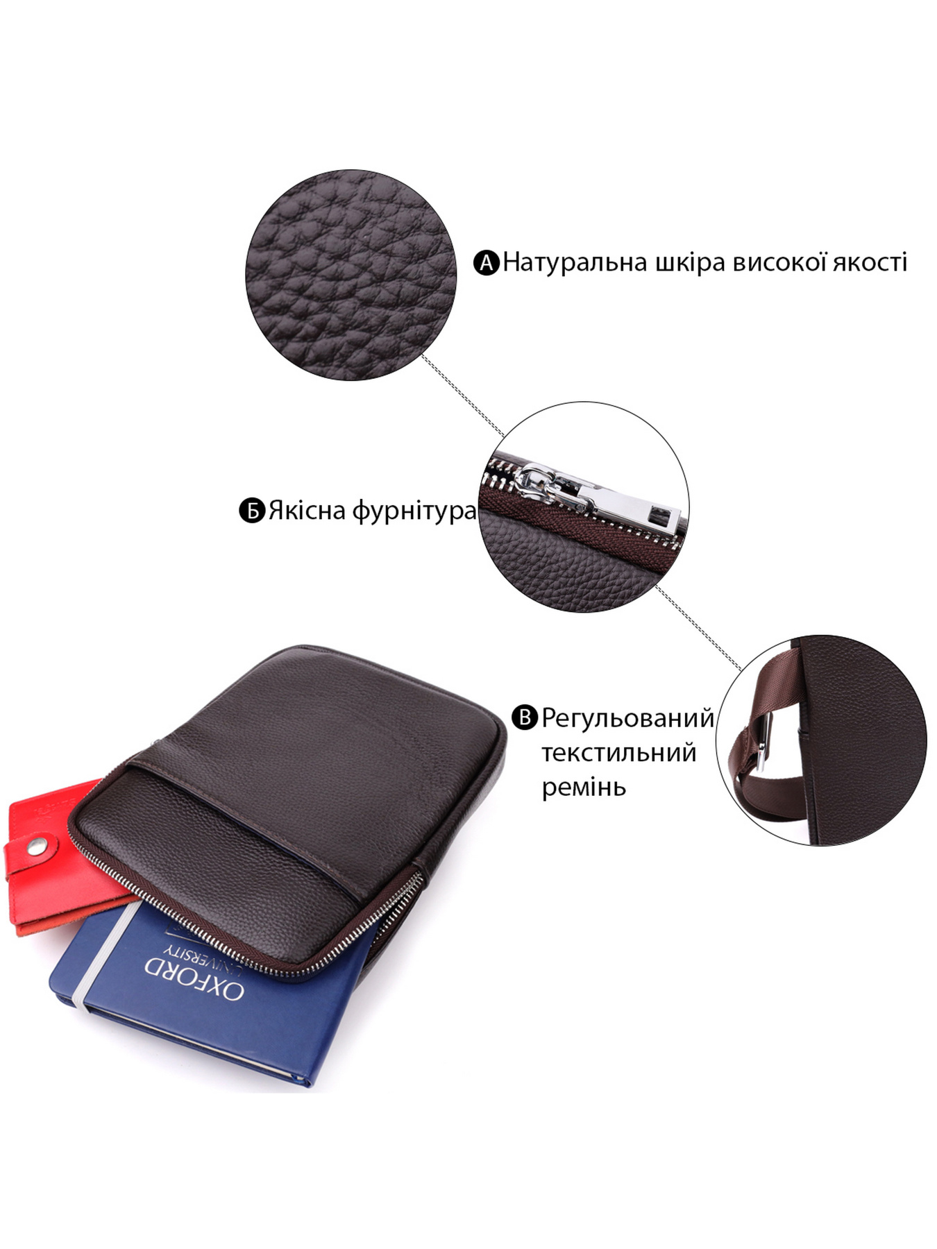 Кросс-боди Vintage модель bag24_22863 Фото