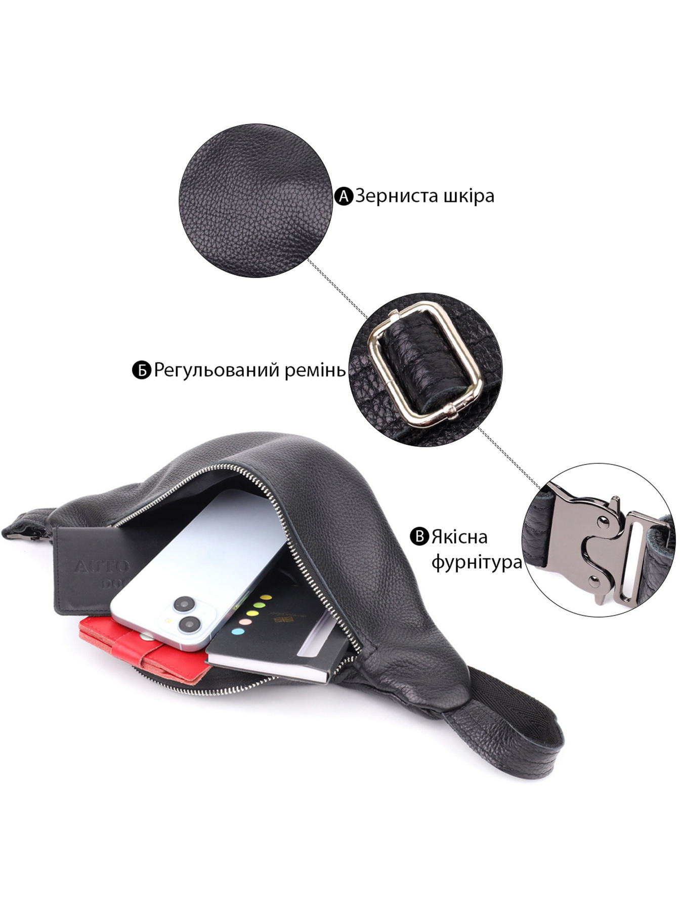 Поясна сумка Shvigel модель bag24_23145 Фото