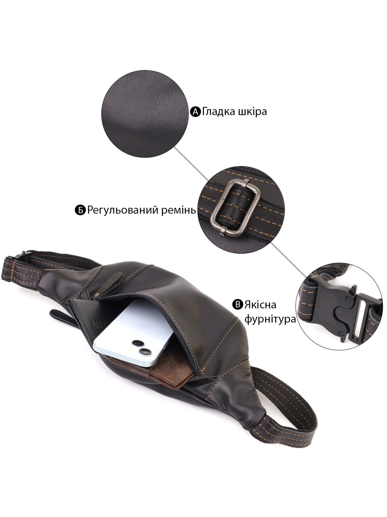 Поясная сумка Shvigel модель bag24_23125 Фото