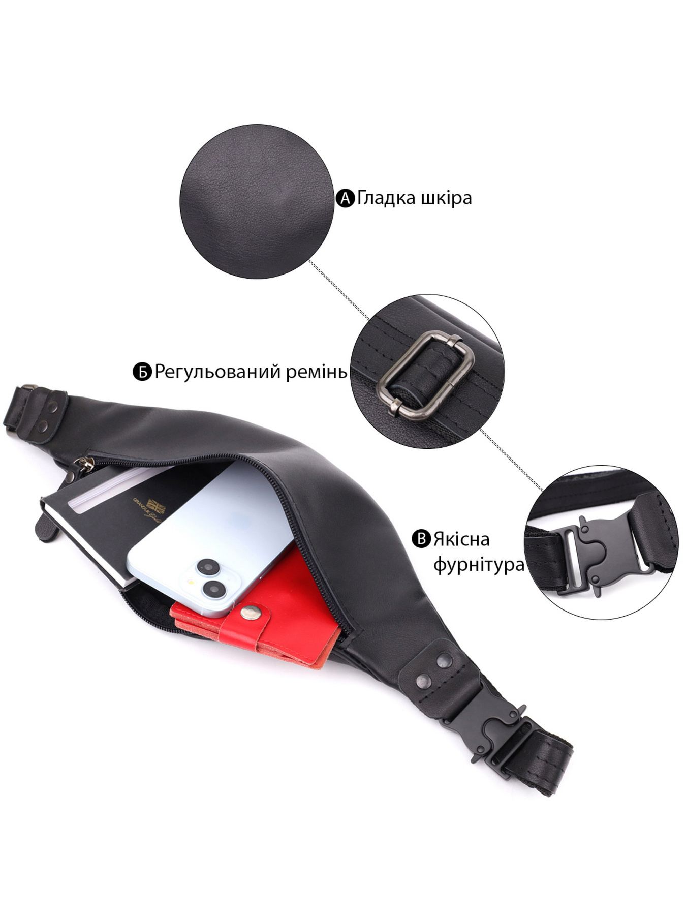 Поясная сумка Shvigel модель bag24_23134 Фото