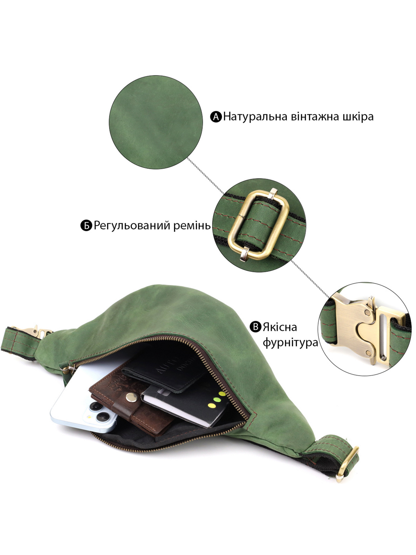 Поясна сумка Shvigel модель bag24_23142 Фото