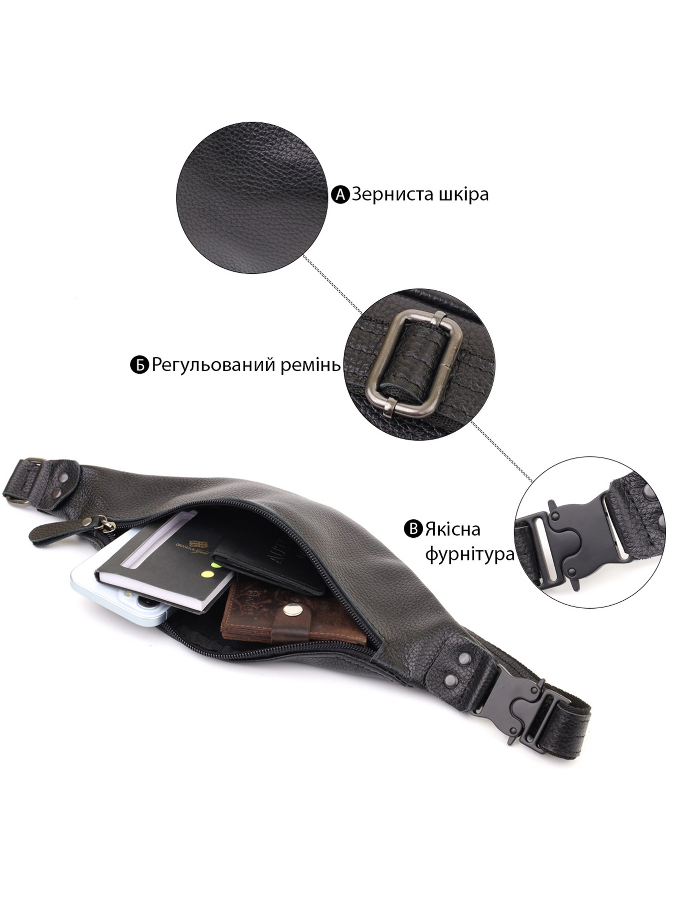 Поясна сумка Shvigel модель bag24_23136 Фото