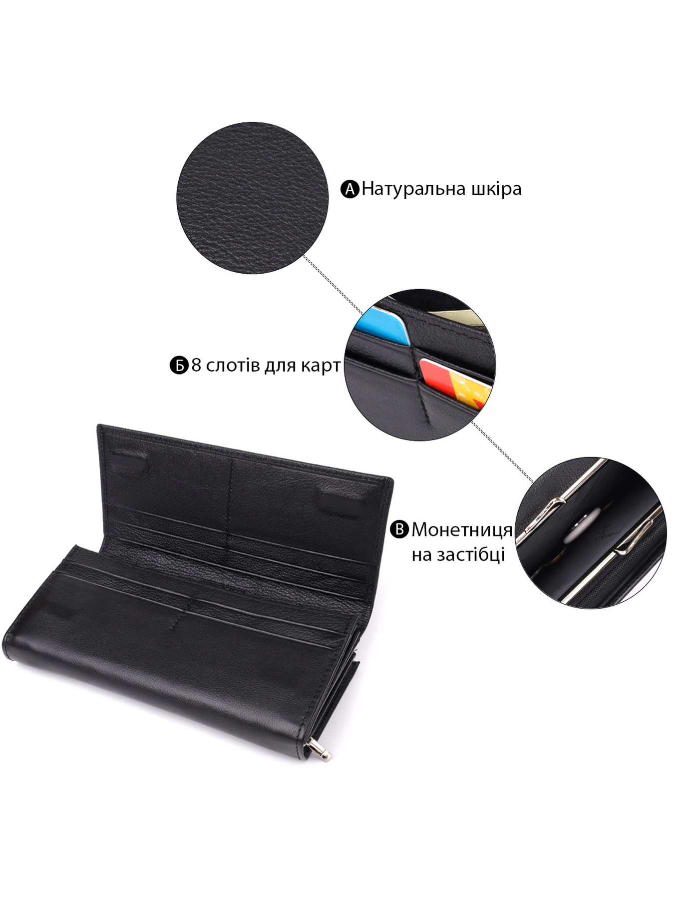 Гаманець ST Leather Accessories модель bag24_23112 Фото